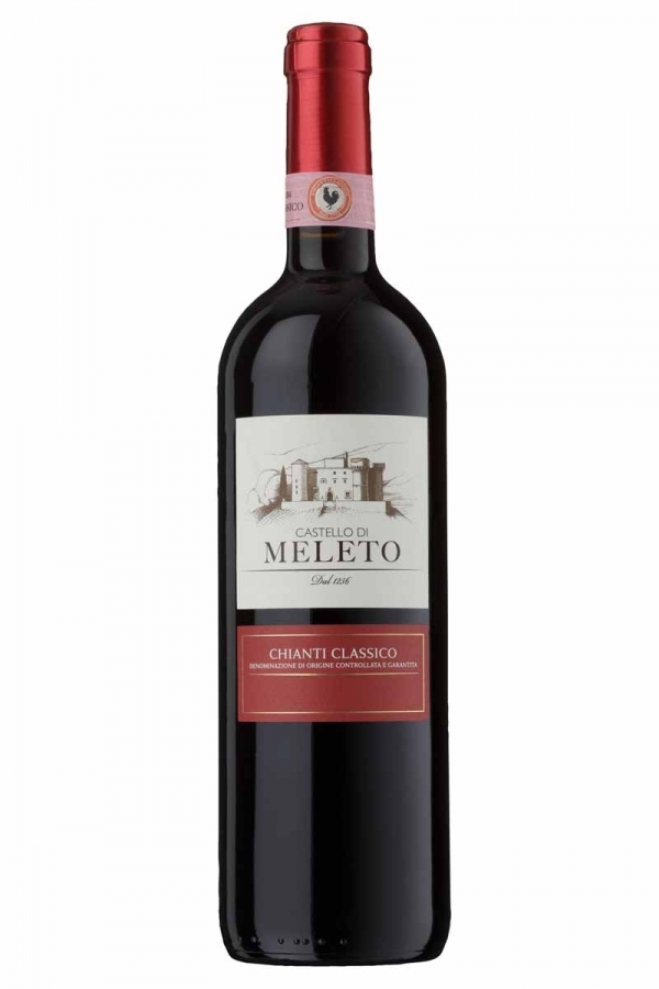 flasche castello di meleto chianti classico 2010